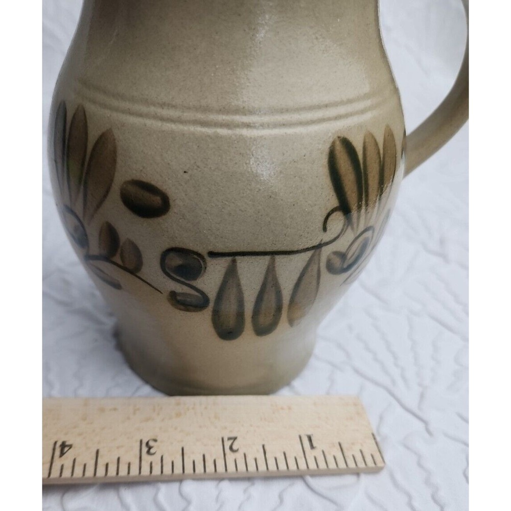 BBP Beaumont Brothers‎ Pottery Pitcher Salt Glaze Stoneware Rustic Primitive - Picture 10 of 11
